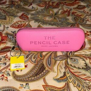 Marc Jacobs Vibrant Pink Pencil Case NWT